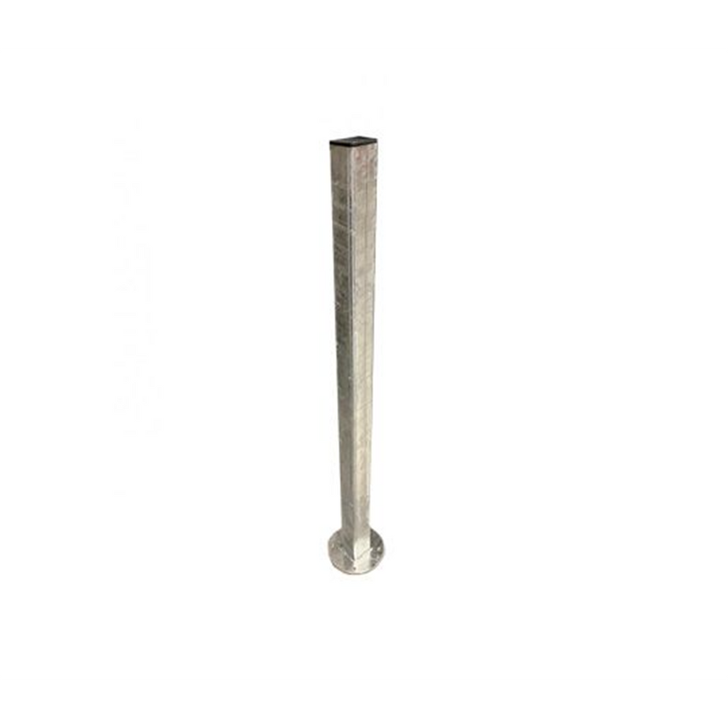 Keypad/general straight mounting post 1200mm galvanised