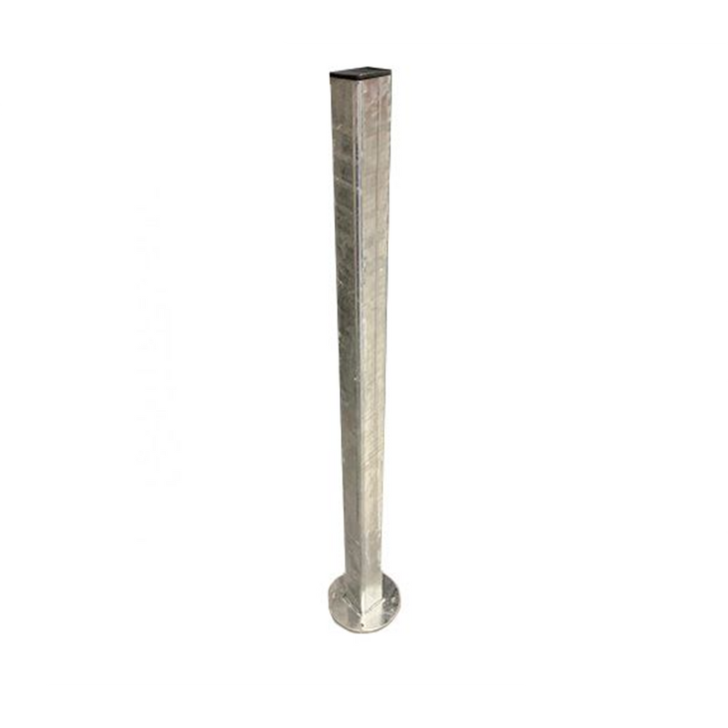 Keypad/general straight mounting post 1800mm zinc plated
