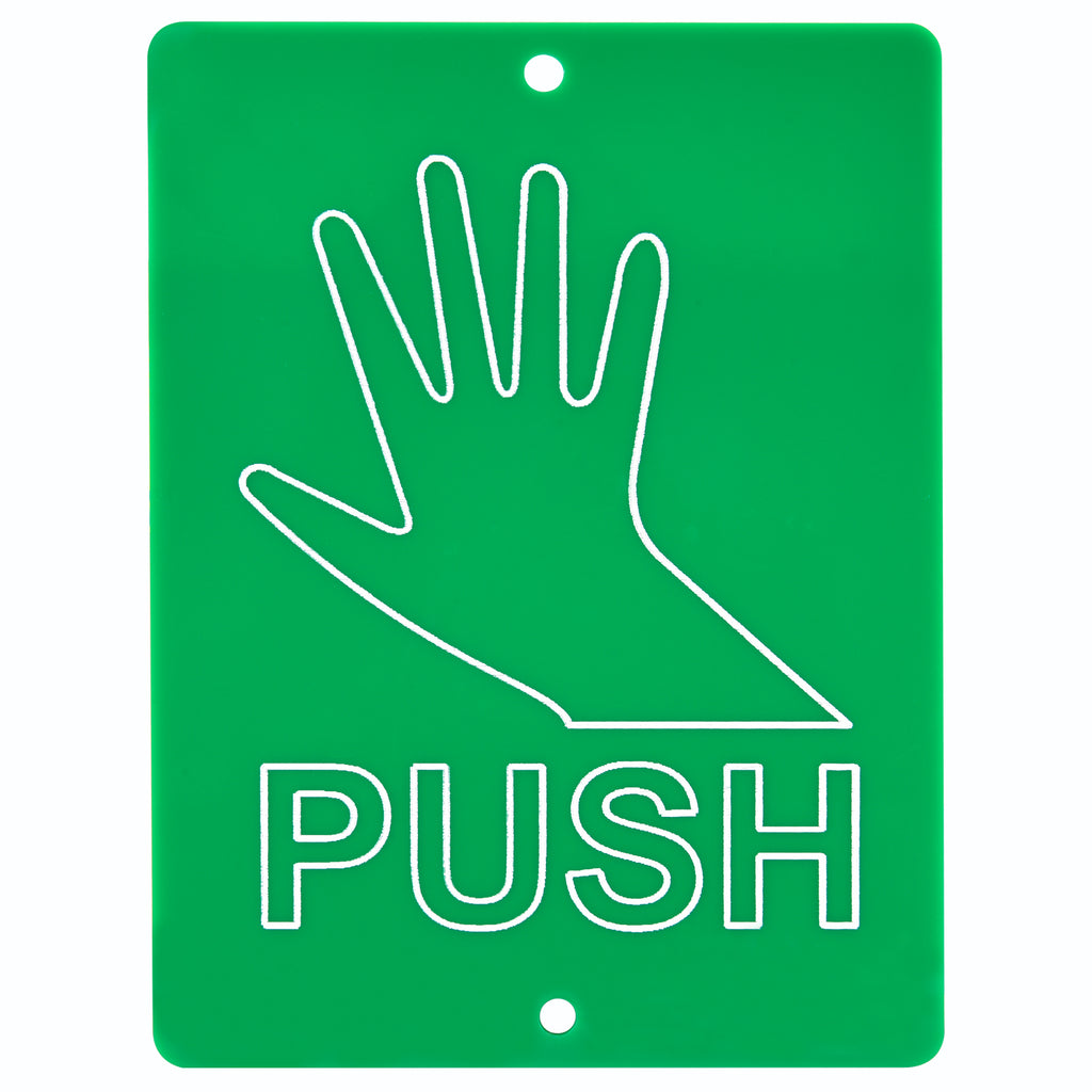 Push plate