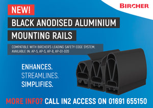 *Product Launch* Introducing Black Anodised Aluminium Safety Edge Mounting Rails!