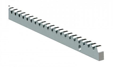 30x12 toothed rack w/ holes (galvanised 1m)