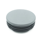 Galvanised post, 76mm diameter, 3m length w/ end cap