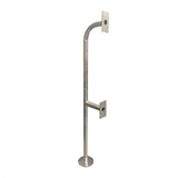 Car and Lorry height intercom gooseneck mounting post galvanised