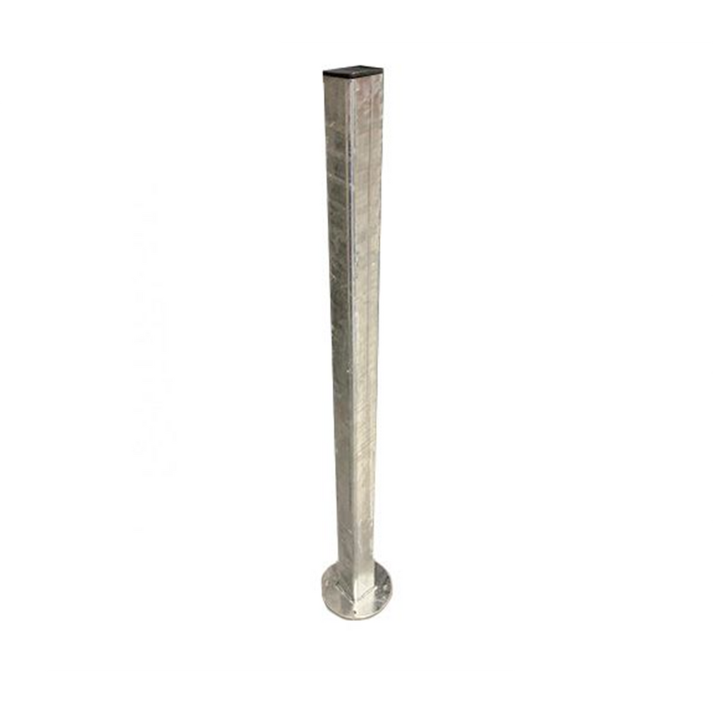Keypad/general straight mounting post  1800mm zinc plated