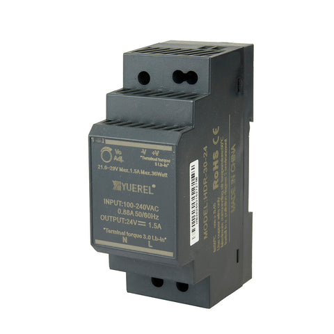 24VDC PSU (100-240VAC) 24VDC 1.5Amp Output