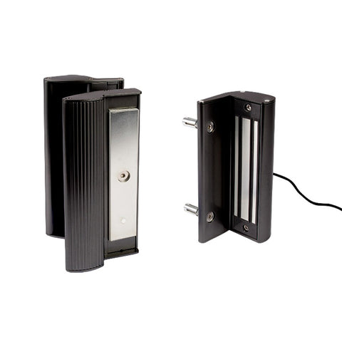 Maglock surface mounted w/ integrated handles (BK) MAG6000-9005 (600kg pull force)