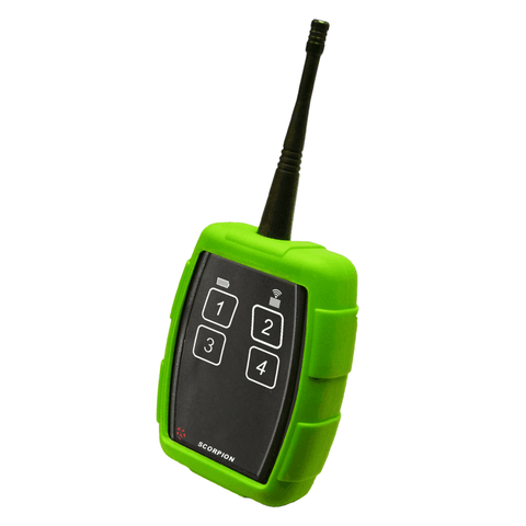 SCORPION 4 Button, 16KM, 868MHz, Handheld Transmitter