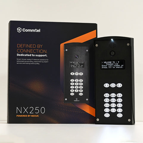 Commtel Control Commtel NX250 intercom w/ 4G and IP connectivity – IN2 Access & Control Ltd