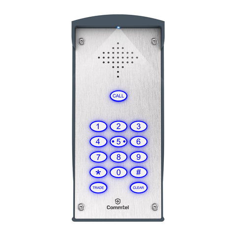 Optimus E1K - 4G intercom w/ backlit keypad (1 call button)