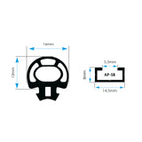 S-Line 16/12 Safety Edge with 2 x 2m Cables