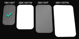 BK Post mounting backplate for 100mm twin traffic light