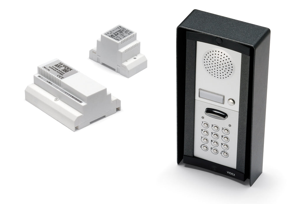 Videx 8K-1S/380/CL (1 way) Audio Intercom w/ Keypad and Telephone Interface - 8000 series