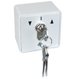 Key Switch – Centre Off, Single Pole, Double Throw (16Amp)