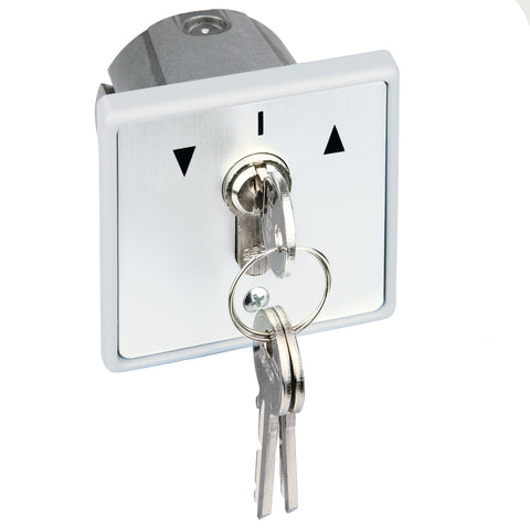 Flush Mount Key Switch - Centre Off, Single Pole, Double Throw (16Amp ...