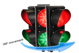 2 LED Traffic Light - (Red & Green) 9-35V AC or 8-45V DC