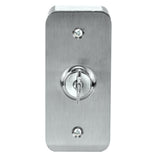 Key Switch - Momentary NS Plate and Sleeve - 12/24V DC