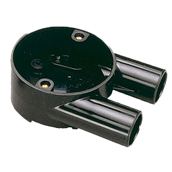 Branch U Boxes (2 Way) For Round PVC Conduit 20mm