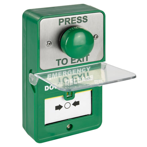 Gate Button Emergency Combined Emergency Door Release Button (Resettable) – IN2 Access ...
