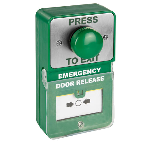 Combined Emergency Door Release Button (Resettable)