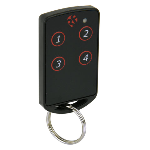 FM FOBLOQ 4 Button Key Fob Transmitter, KEELOQ Protocol, 433MHz