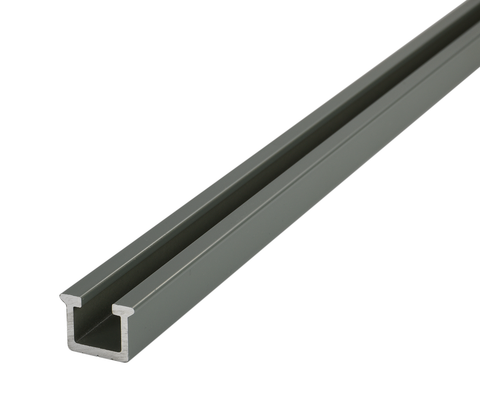 19mm Sign Mounting Rail - Powder Coated - 1000mm (Grey or White Options)