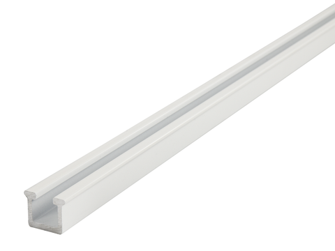19mm Sign Mounting Rail - Powder Coated - 1000mm (Grey or White Option ...