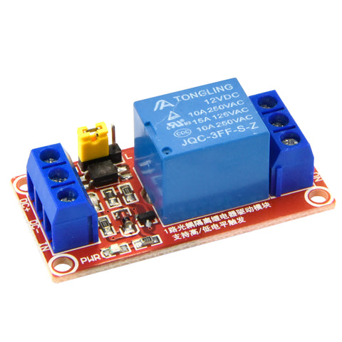 1 Channel Relay PCB 12VDC