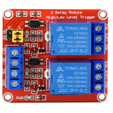 2 Channel Relay PCB 12VDC