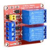 2 Channel Relay PCB 12VDC