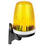 Flashing amber beacon