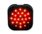 LED Traffic light with single Red 100mm diameter LED array w/ 4m cable tail