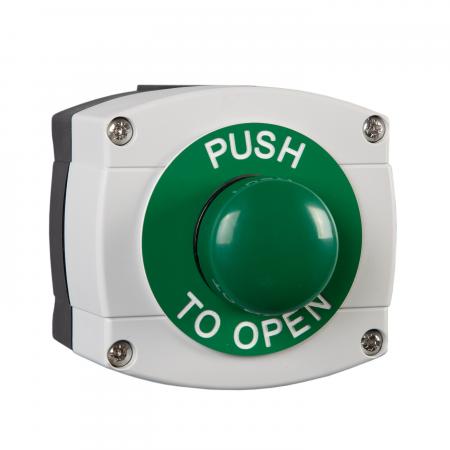 Push to Open weatherproof domed button